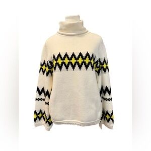 Anthro/THML | Geometric Print Turtleneck (S)